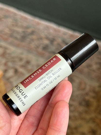 Incense Cedar Essential Oil Roller - Trending Wellness Store