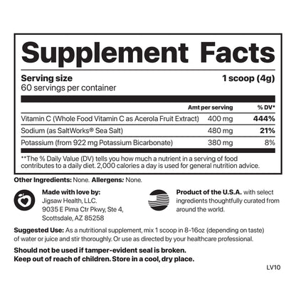 Jigsaw Adrenal Cocktail™ + Wholefood Vitamin C - Trending Wellness Store