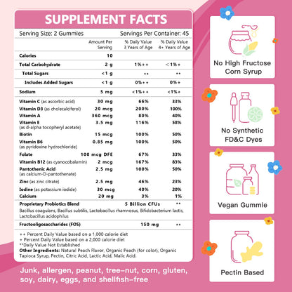 Kids Probiotic, 5 Billion CFUs, 90ct - Trending Wellness Store