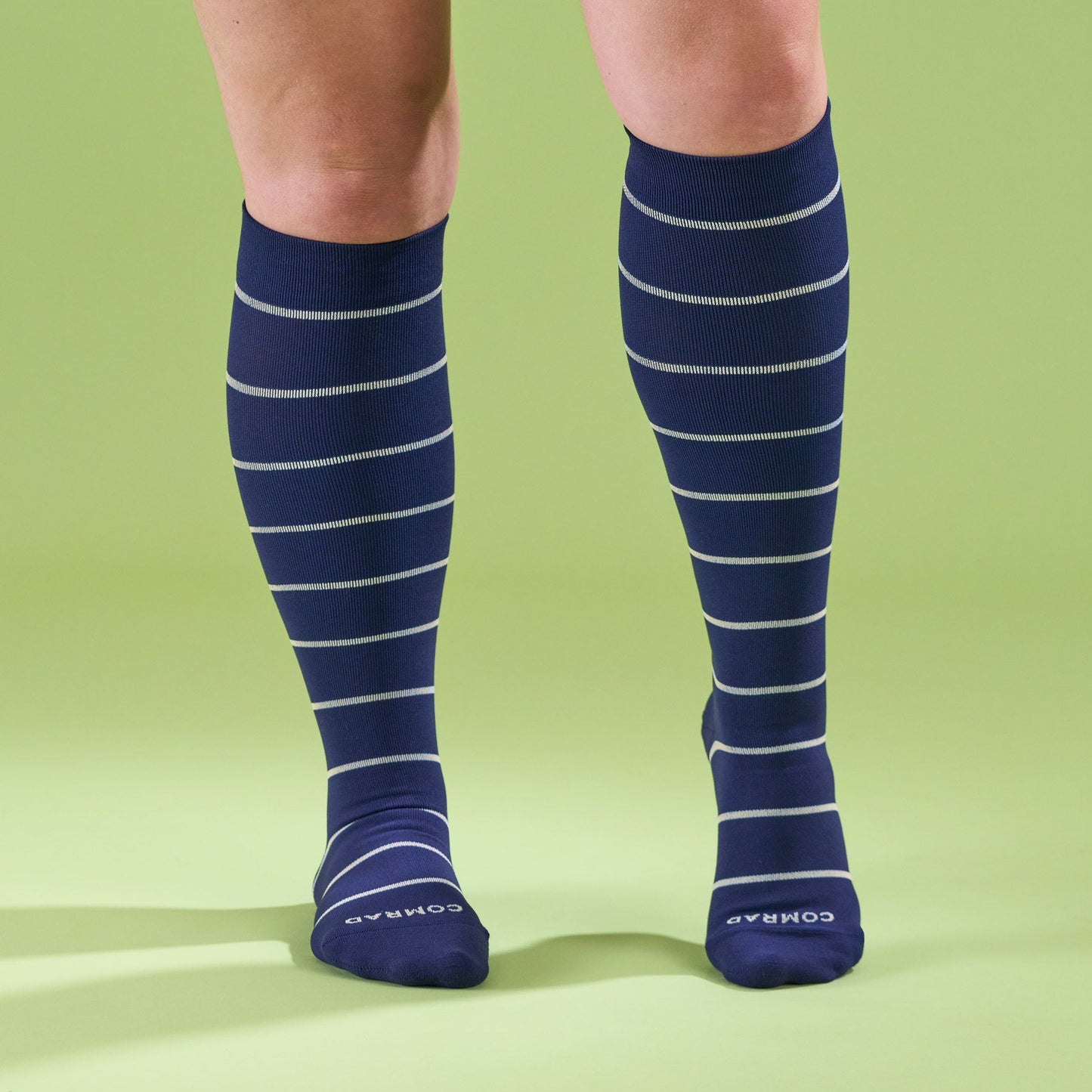 Knee-High Compression Socks - Stripes - Trending Wellness Store