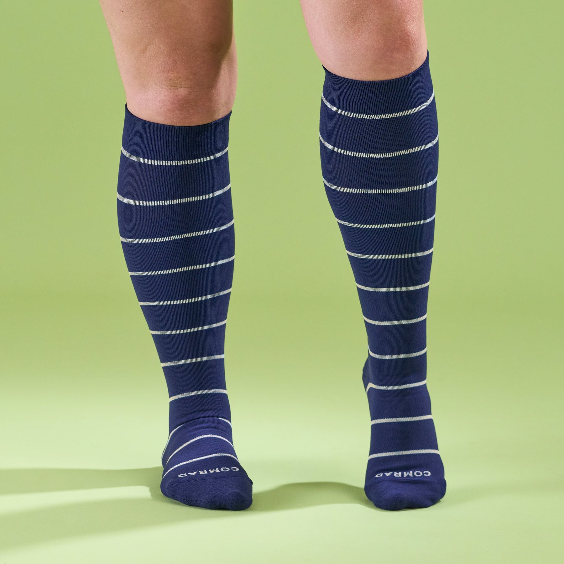 Knee-High Compression Socks - Stripes - Trending Wellness Store