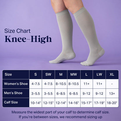 Knee-High Compression Socks - Stripes - Trending Wellness Store