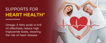 Krill Oil 2000mg with Omega-3 + Astaxanthin, 60-Day Supply - Trending Wellness Store