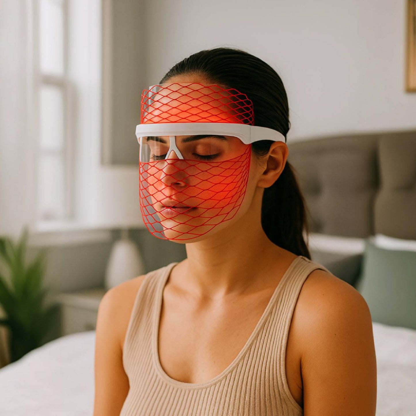 LED Light Therapy Face Mask & Sculpting Wand - Trending Wellness Store