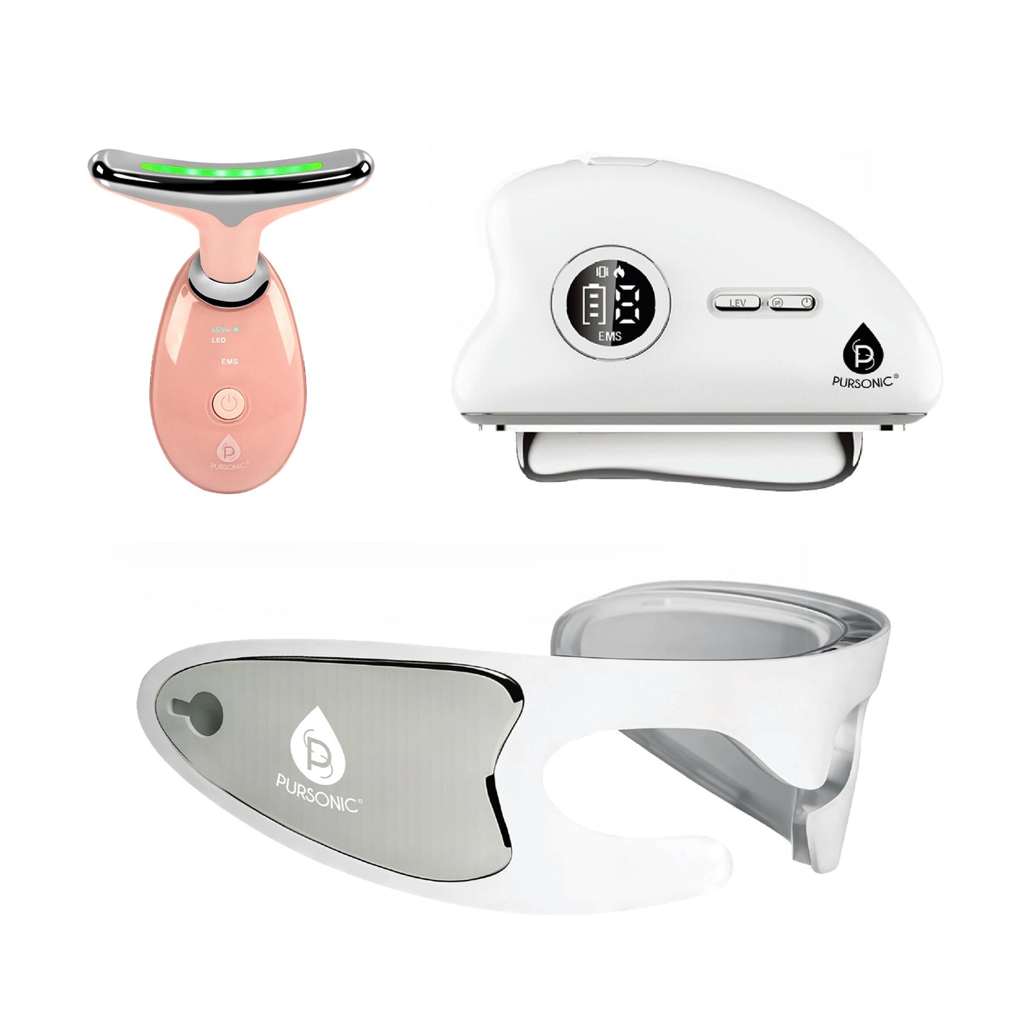 LED Rejuvenation Bundle – 7-in-1 Sculpting Wand, LED Eye Mask & LED Gua Sha Device - Trending Wellness Store