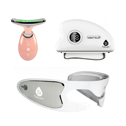 LED Rejuvenation Bundle – 7-in-1 Sculpting Wand, LED Eye Mask & LED Gua Sha Device - Trending Wellness Store