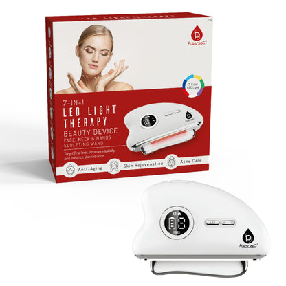 LED Rejuvenation Bundle – 7-in-1 Sculpting Wand, LED Eye Mask & LED Gua Sha Device - Trending Wellness Store