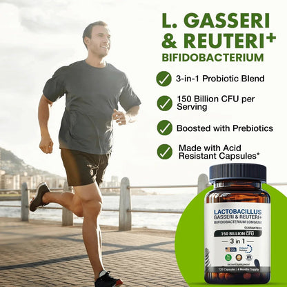 Lactobacillus Reuteri & Gasseri Probiotic | 120 Capsules - Trending Wellness Store