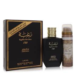 Lattafa Raghba Man Eau De Parfum Spray plus 1.7 oz Deodorant Spray By Lattafa - Trending Wellness Store