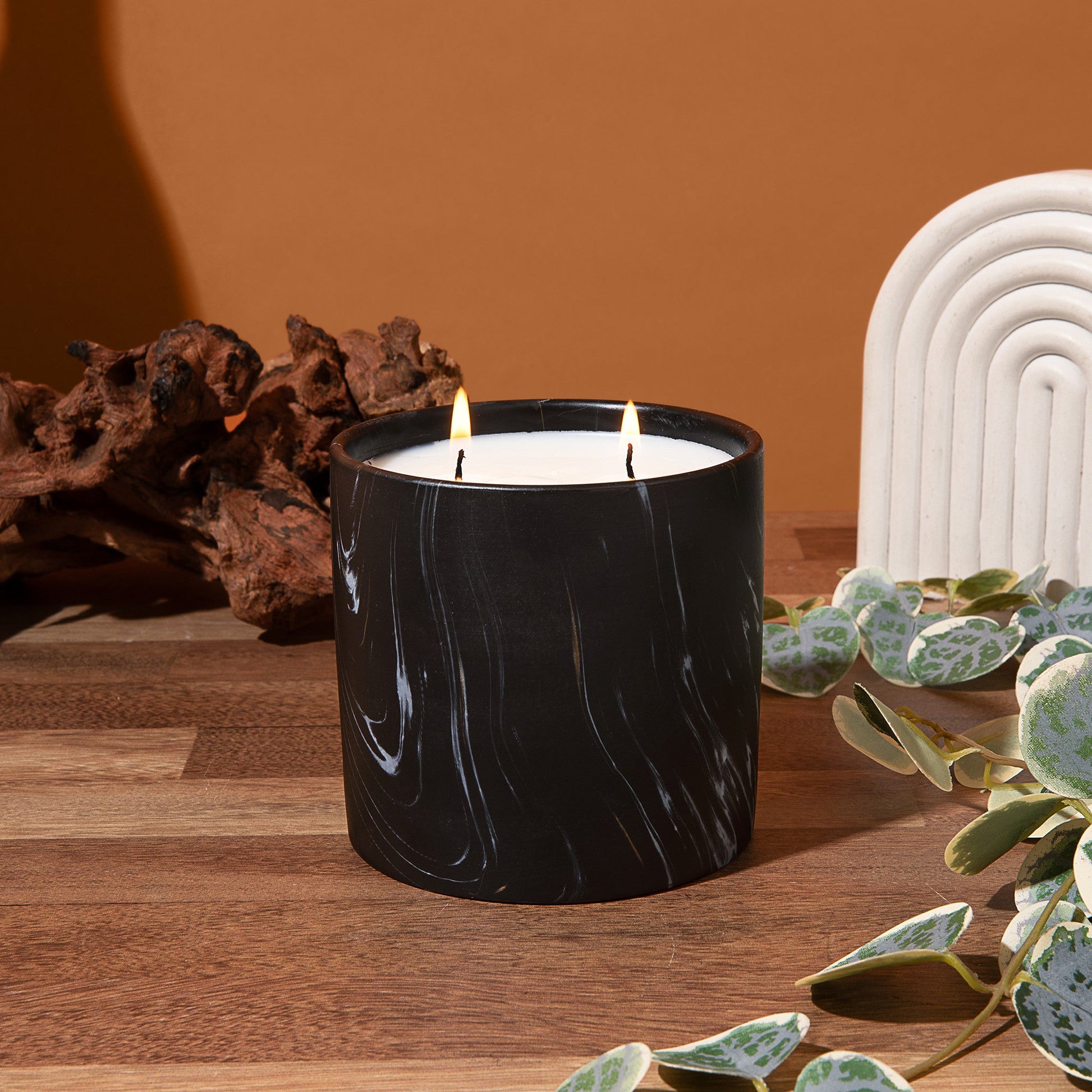 Lemonberry Morning Black Marquina Candle 17oz - Trending Wellness Store