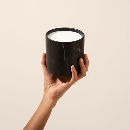 Lemonberry Morning Black Marquina Candle 17oz - Trending Wellness Store
