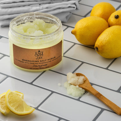 Lemongrass Dead Sea Salt Body Scrub - Trending Wellness Store