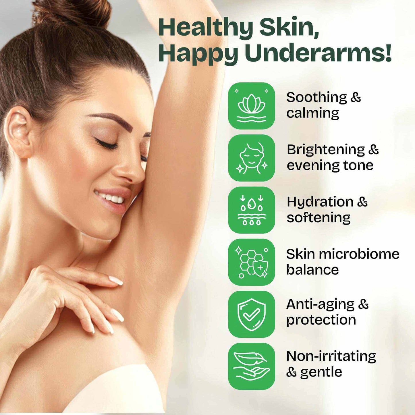 Organic Natural Roll-on Deodorant DEWY BLOSSOM For Women