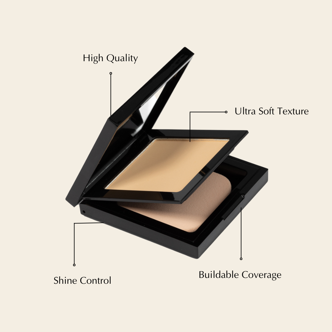 Luminous Matte Powder Foundation – Vegan, Gluten-Free, Allergen-Friendly - Trending Wellness Store