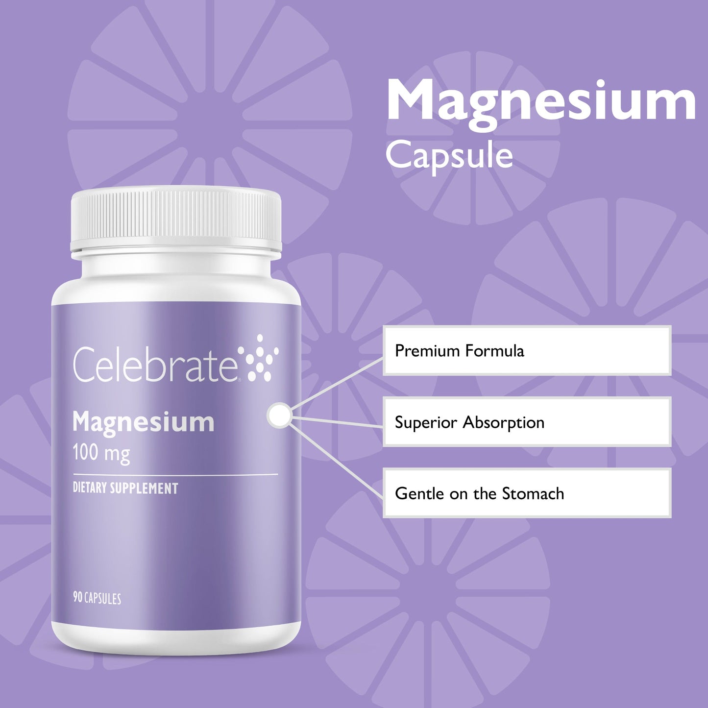 Magnesium, 100 mg Capsule - Trending Wellness Store