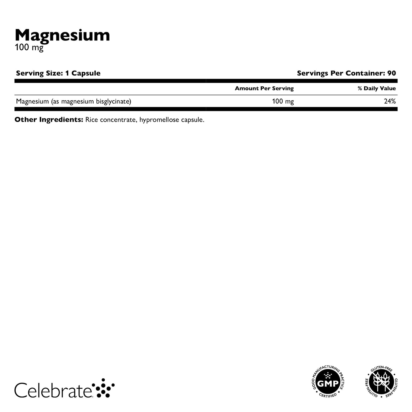 Magnesium, 100 mg Capsule - Trending Wellness Store