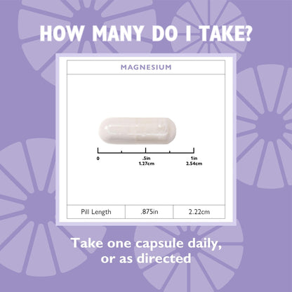 Magnesium, 100 mg Capsule - Trending Wellness Store