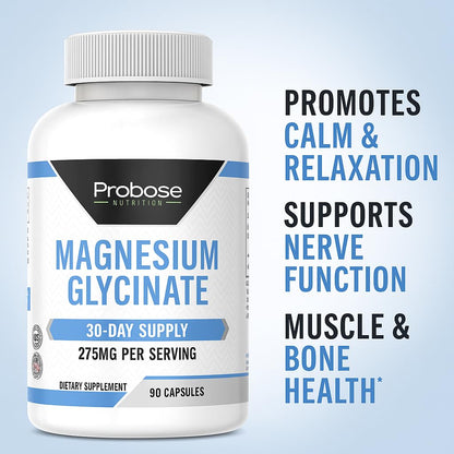 Magnesium Glycinate 60 Capsules 30-Day Supply - Trending Wellness Store