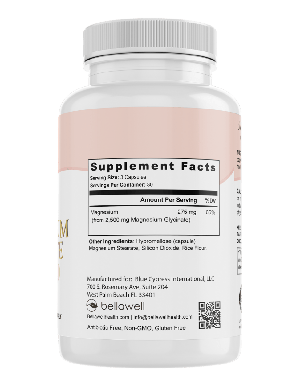 Magnesium Glycinate - Cellular Balance by Bellawell - Trending Wellness Store