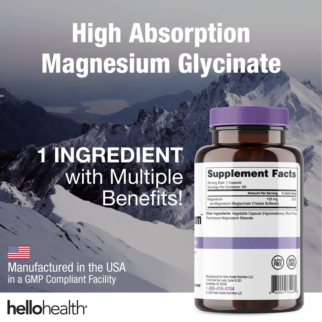 Magnesium Glycinate capsules - Trending Wellness Store