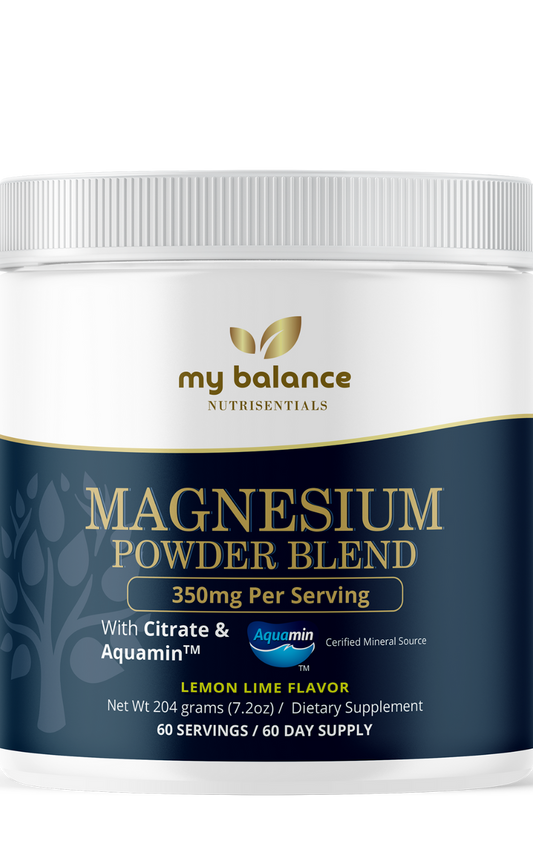 Magnesium Powder - Magnesium Citrate & Aquamin™ - Trending Wellness Store
