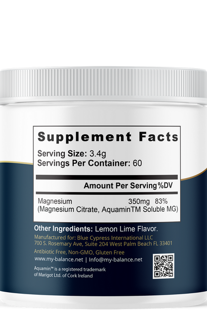 Magnesium Powder - Magnesium Citrate & Aquamin™ - Trending Wellness Store
