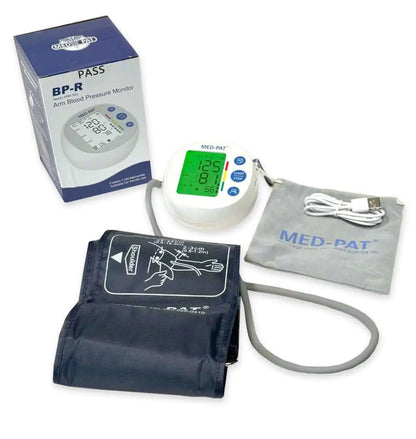 Med-Pat BP-R Round Blood Pressure Monitor | Automatic Digital BP Machine – FDA Cleared - Trending Wellness Store