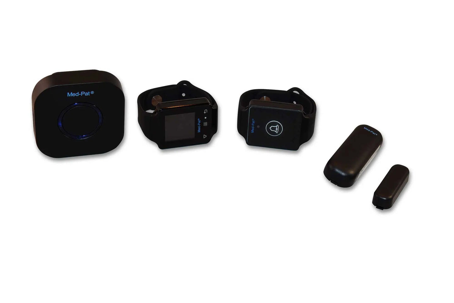 Med-Pat CARE-4 Caregiver Pager System | Wearable Touchscreen Receiver, Waterproof Emergency Button & Door Sensor – 24/7 Safety Kit - Trending Wellness Store