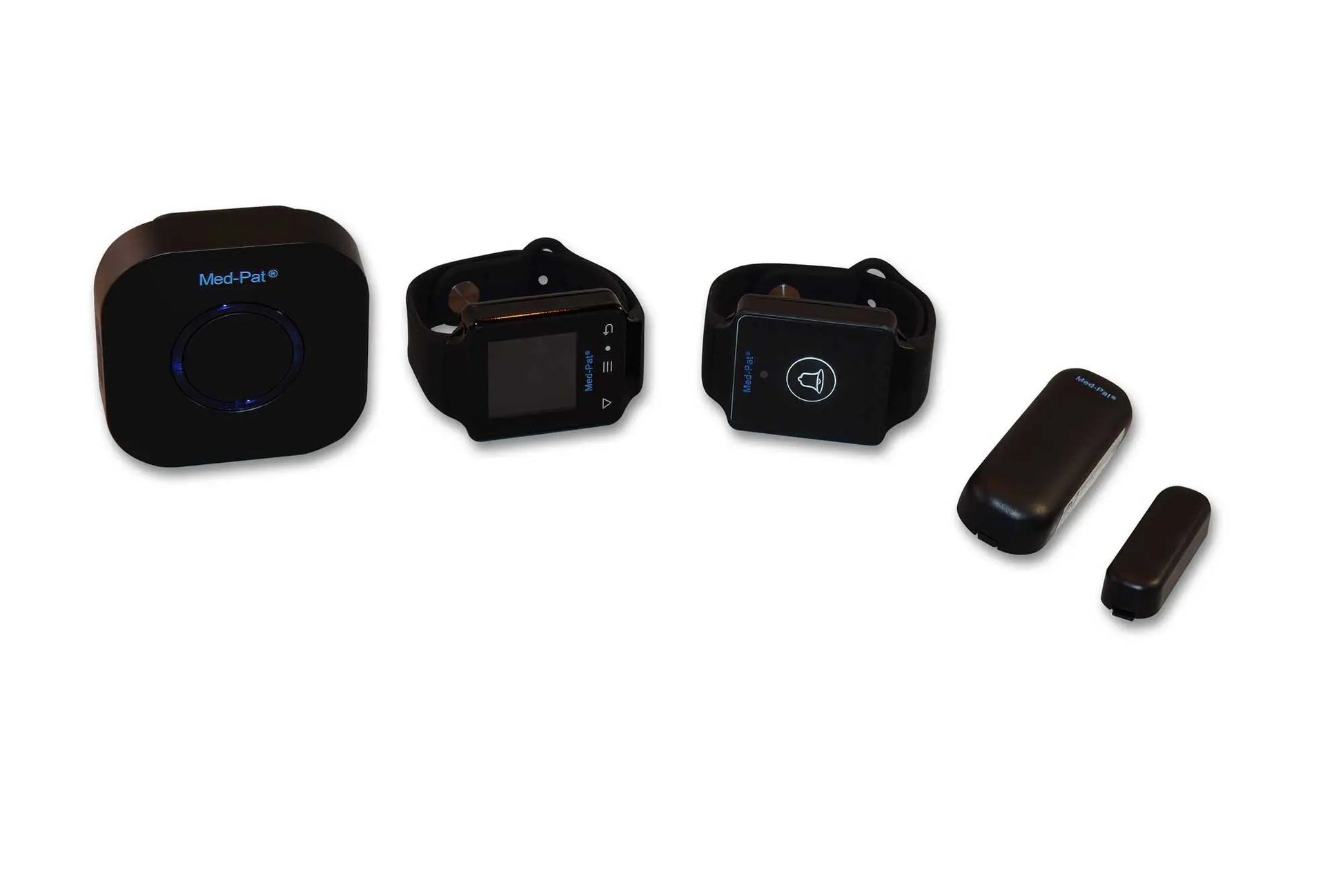 Med-Pat CARE-4 Caregiver Pager System | Wearable Touchscreen Receiver, Waterproof Emergency Button & Door Sensor – 24/7 Safety Kit - Trending Wellness Store