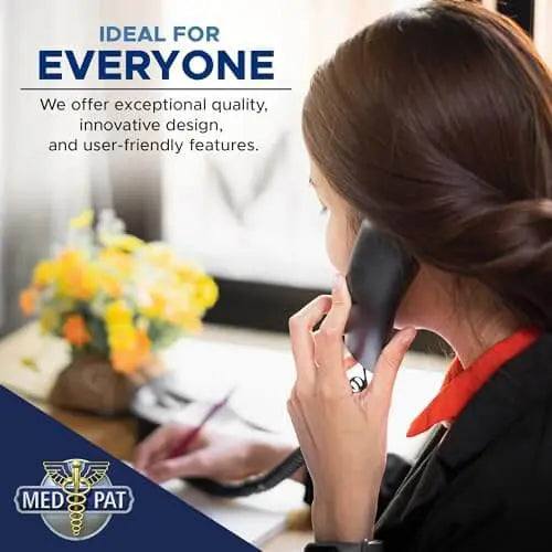 Med-Pat D800 Single Line Analog Desk Set Telephone - Trending Wellness Store