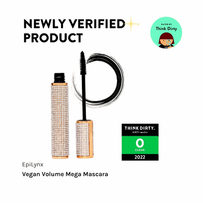 Mega Volume Vegan Mascara Black and Blue – Smudge-Proof with Handmade Diamond Case - Trending Wellness Store