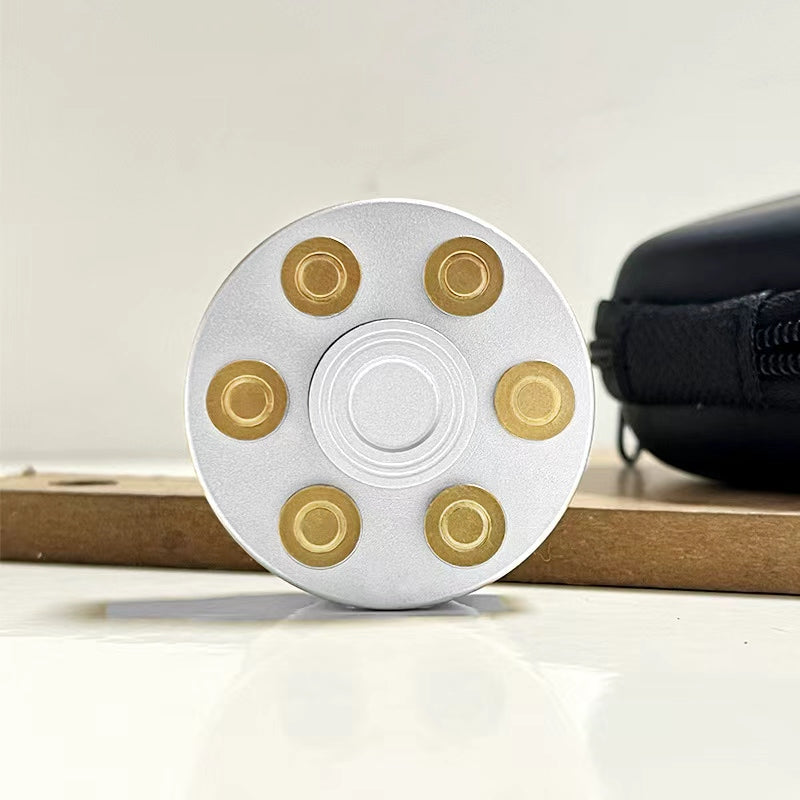 Metal Alloy Rotating Cylinder Spinner Fidget - Trending Wellness Store