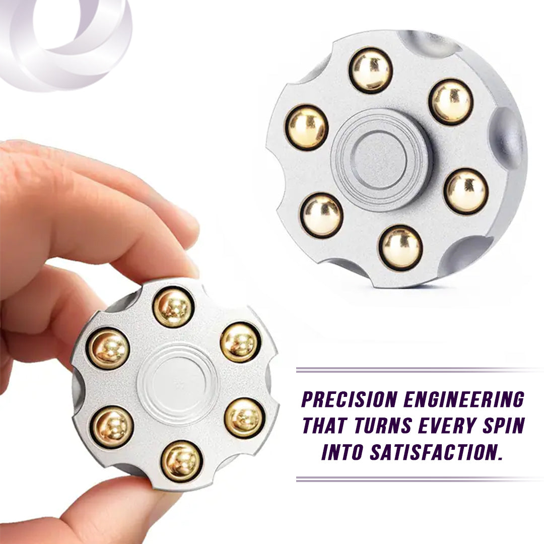Metal Alloy Rotating Cylinder Spinner Fidget - Trending Wellness Store