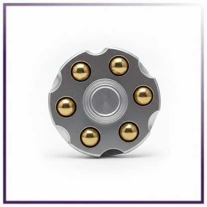 Metal Alloy Rotating Cylinder Spinner Fidget - Trending Wellness Store