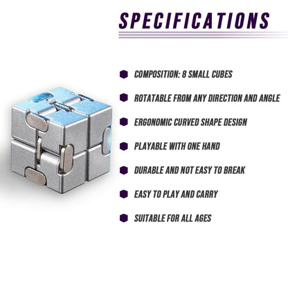 Metal Infinitive Cube - Trending Wellness Store