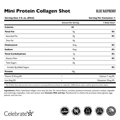 Mini Protein Collagen Shot, 3oz - Trending Wellness Store