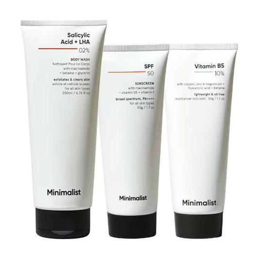 Minimalist Bestseller SPF 50, Moisturizer & Body Wash Combo - Trending Wellness Store