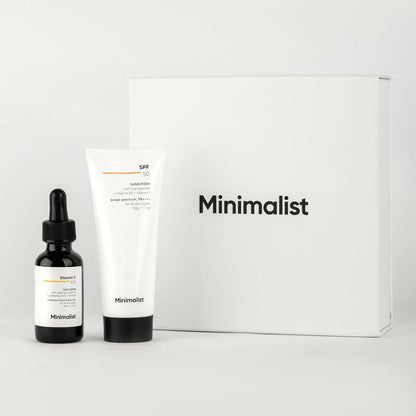 Minimalist Brightening & SPF Skincare Gift Set - Trending Wellness Store