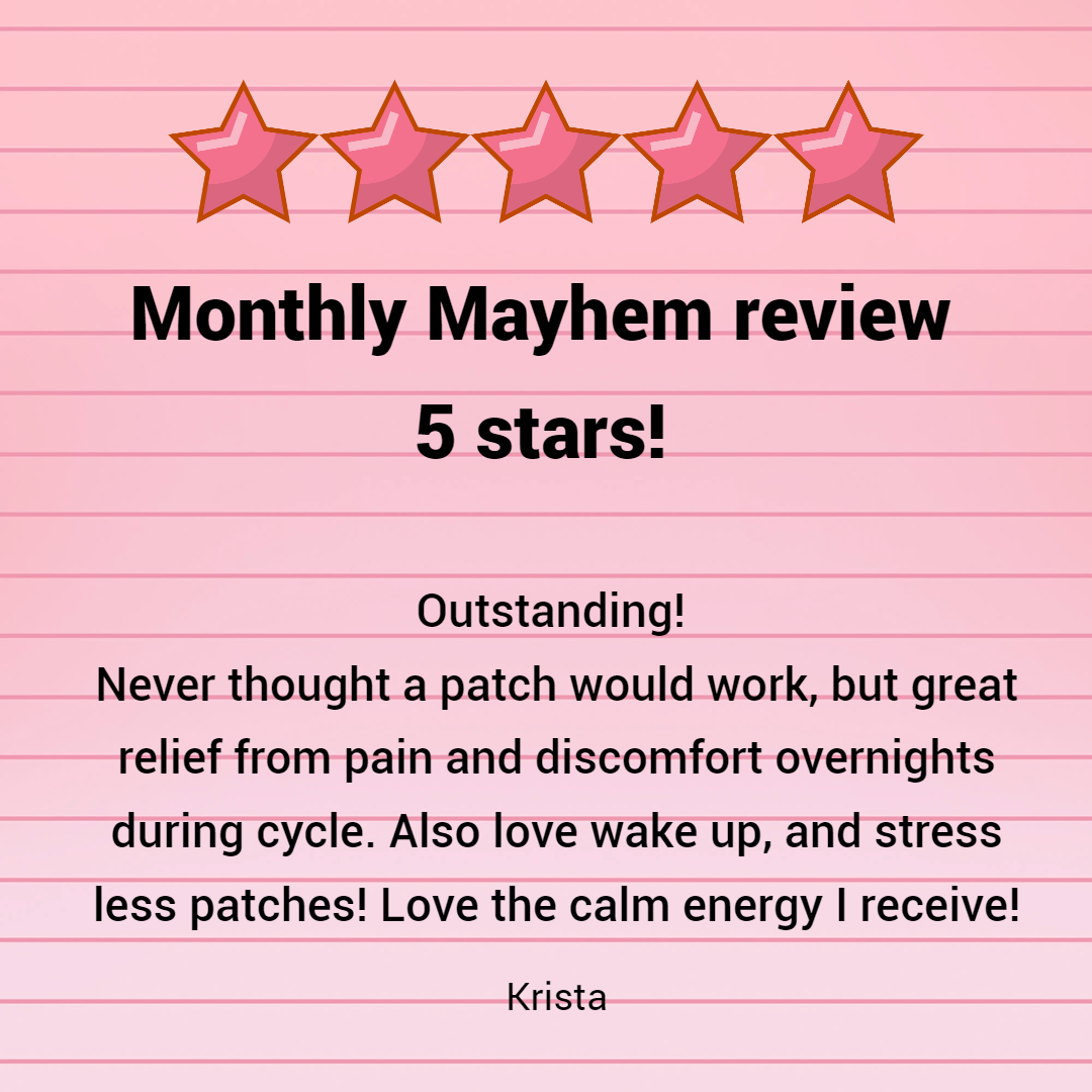 Monthly Mayhem Topical Patch - Trending Wellness Store
