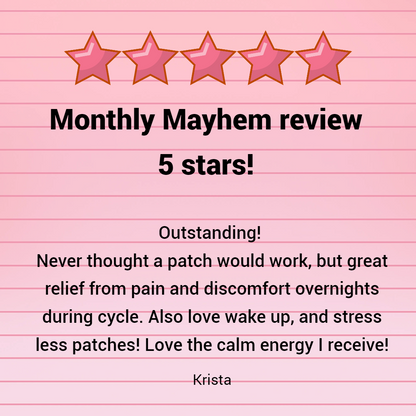 Monthly Mayhem Topical Patch - Trending Wellness Store