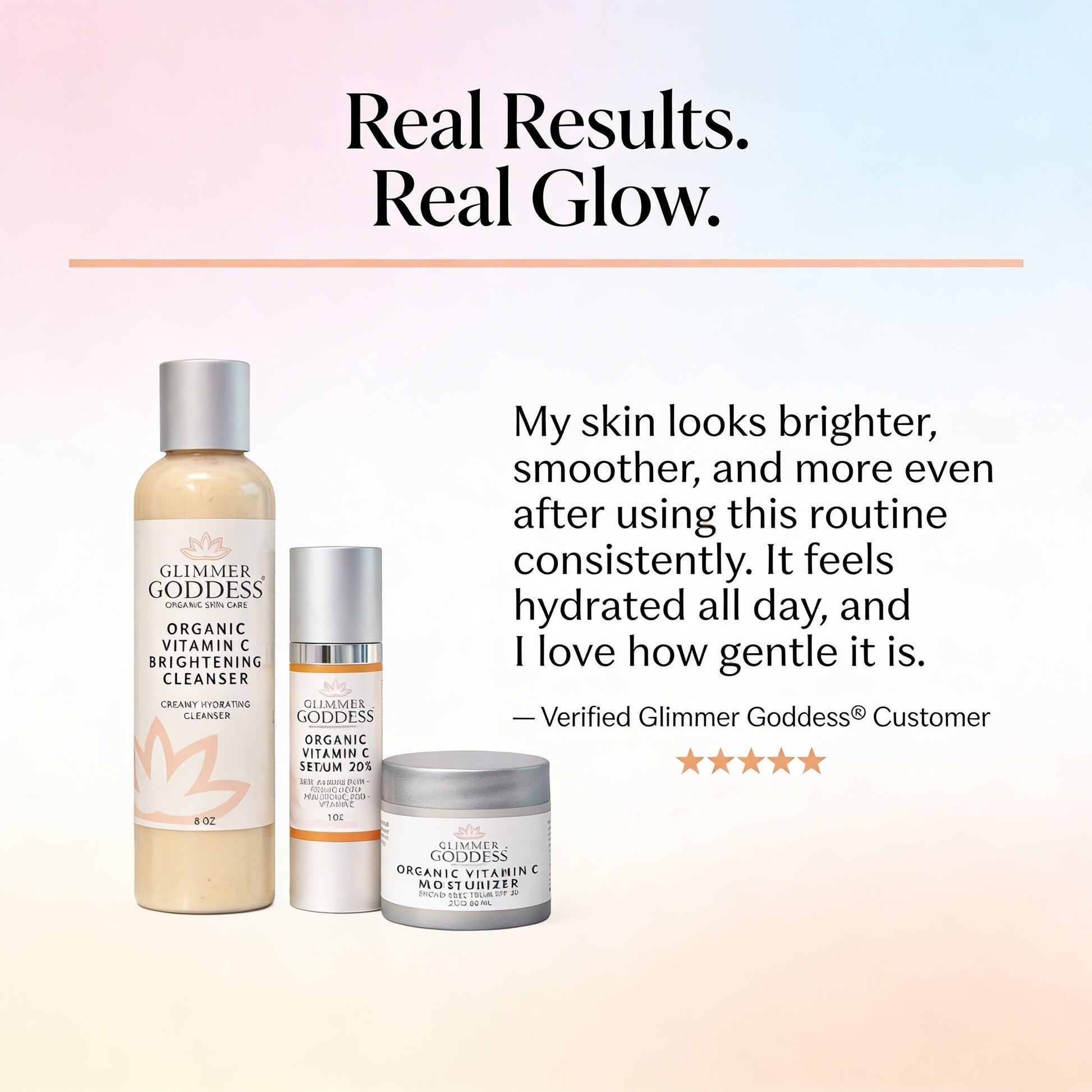 Morning Glow Routine – Vitamin C 3-Step Brightening System - Trending Wellness Store