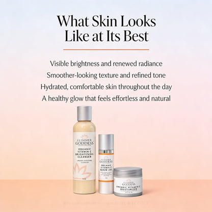 Morning Glow Routine – Vitamin C 3-Step Brightening System - Trending Wellness Store