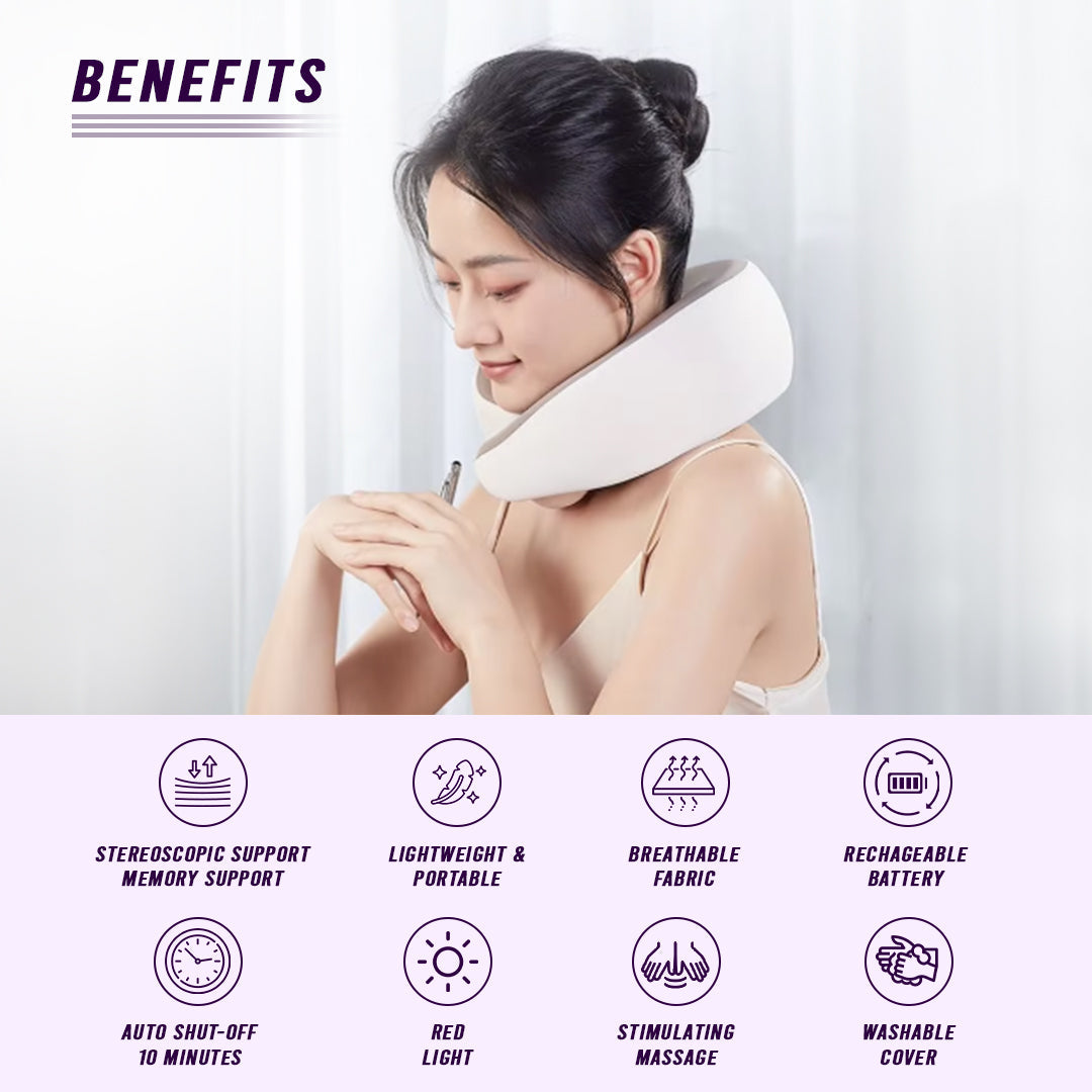 Multi-Purpose Neck Massage Pillow w/Warmth - Trending Wellness Store