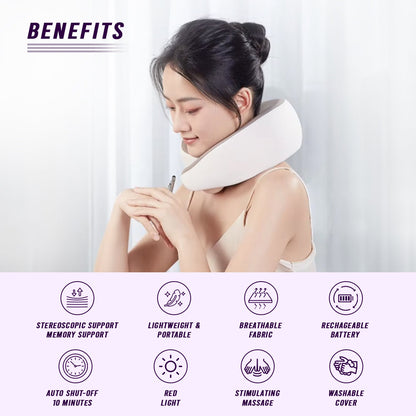 Multi-Purpose Neck Massage Pillow w/Warmth - Trending Wellness Store