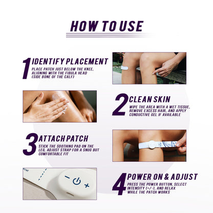 Muscle Recovery & Circulation Stimulator -Leg & Lower Limb Pulse Therapy Patch - Trending Wellness Store