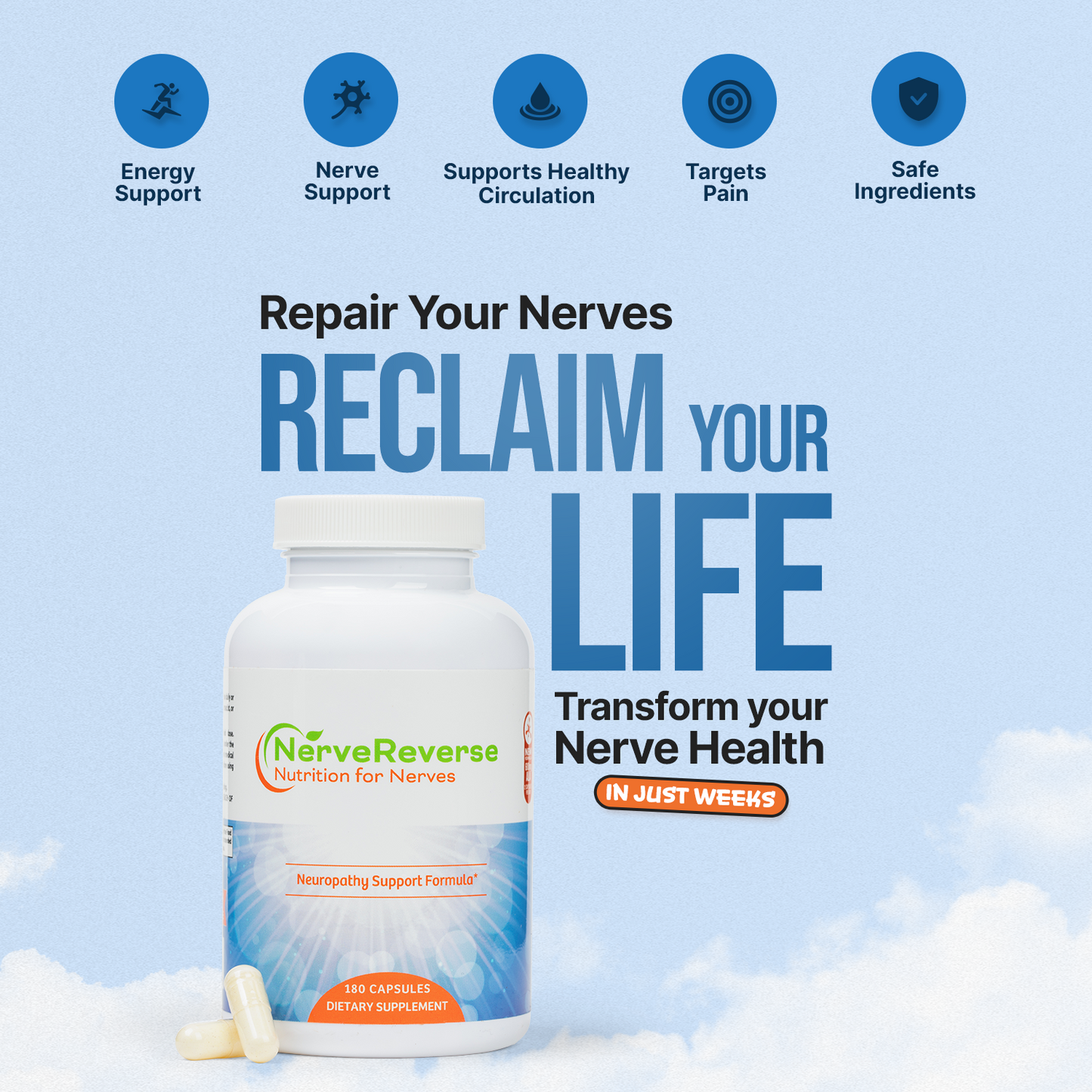 NerveReverse Neuropathy Support Formula - Trending Wellness Store