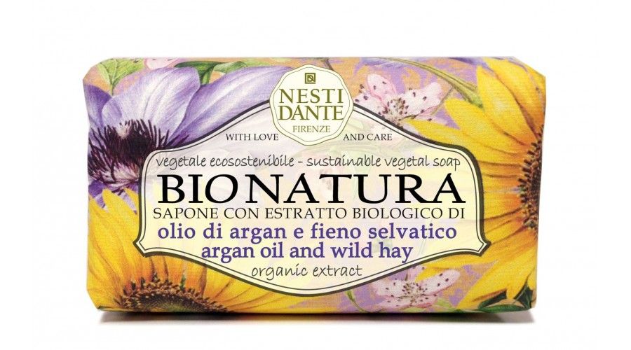 Nesti Dante Argan Oil & Wild Hay Bar Soap 250 gr - Trending Wellness Store