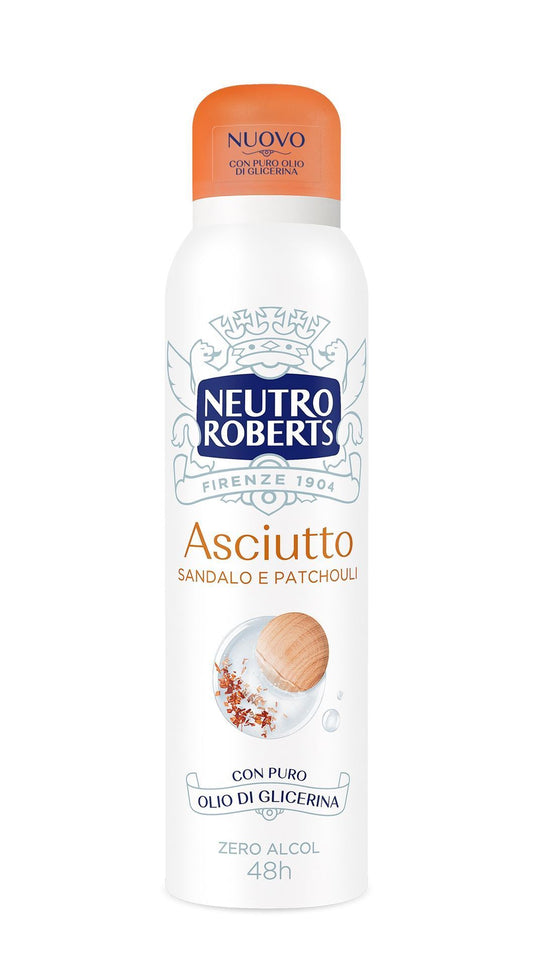 Neutro Roberts Deodorant Dry Sandalwood & Patchouly Spray 150ml - Trending Wellness Store