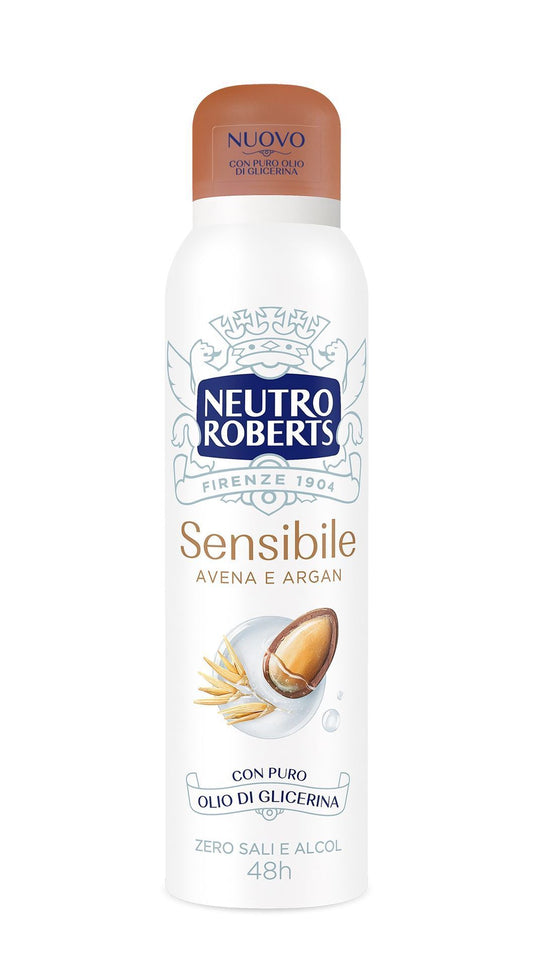 Neutro Roberts Deodorant Sensitive Skin Oats & Argan Spray 150ml - Trending Wellness Store