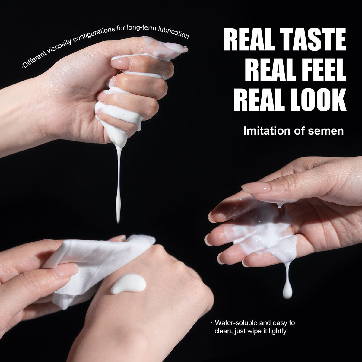 Newest Large-volume Stimulating Juice Sex Lubricant Accessories For Couples, Semen-like, Easy-To-Use, Perfect For Bachelor Party And Romantic Getaways - 6.76 Oz